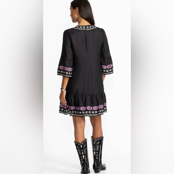 JOHNNY WAS HAILEE MINI DRESS COLOR: Western Kasumi - Picture 4 of 11